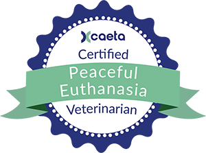 CAETA Peaceful Euthanasia Certification crest/logo